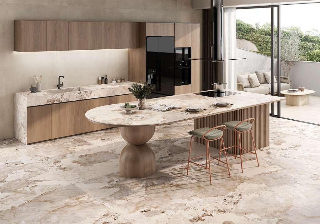 [MAT-ARKLAM-PATAGONIA-GOLD-CASHMERE-1600-X-3200-12MM] Porcelaine — Patagonia Gold Cashmere 1600 x 3200 - 12mm