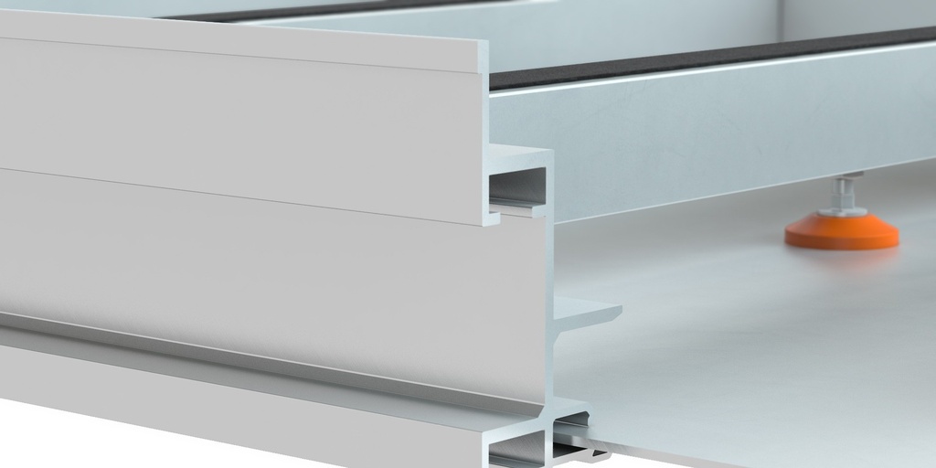 [ALX-DRAIN-19] Aluminium drainage support system (sump) for Alumata 19/30 and 19/50