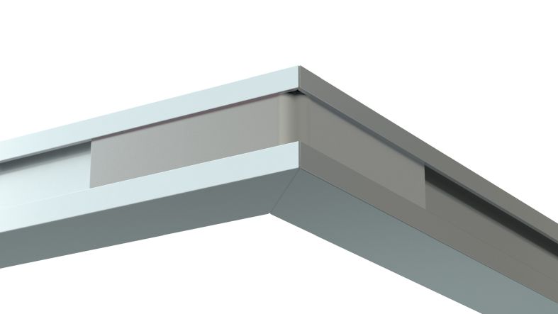 [ALX-FRAME-12-6] Mounting frame for profile 12 mm, 6 mm variant