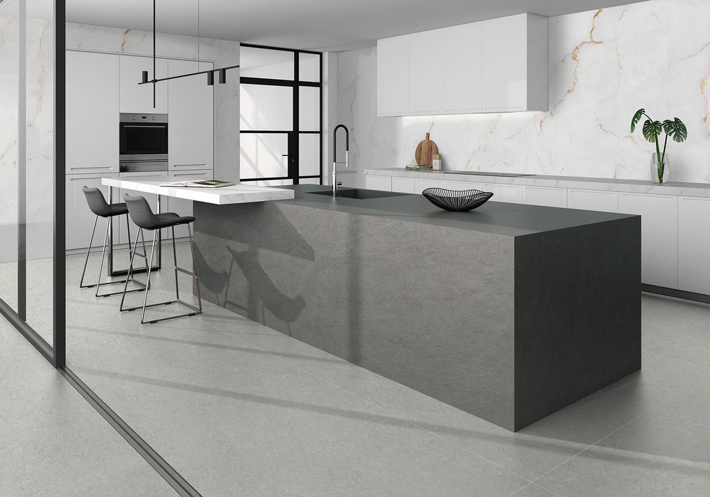 [MAT-ARKLAM-BASALT-GREY-1600-X-3200-12MM] Feinsteinzeug — Basalt Grey 1600 x 3200 - 12mm