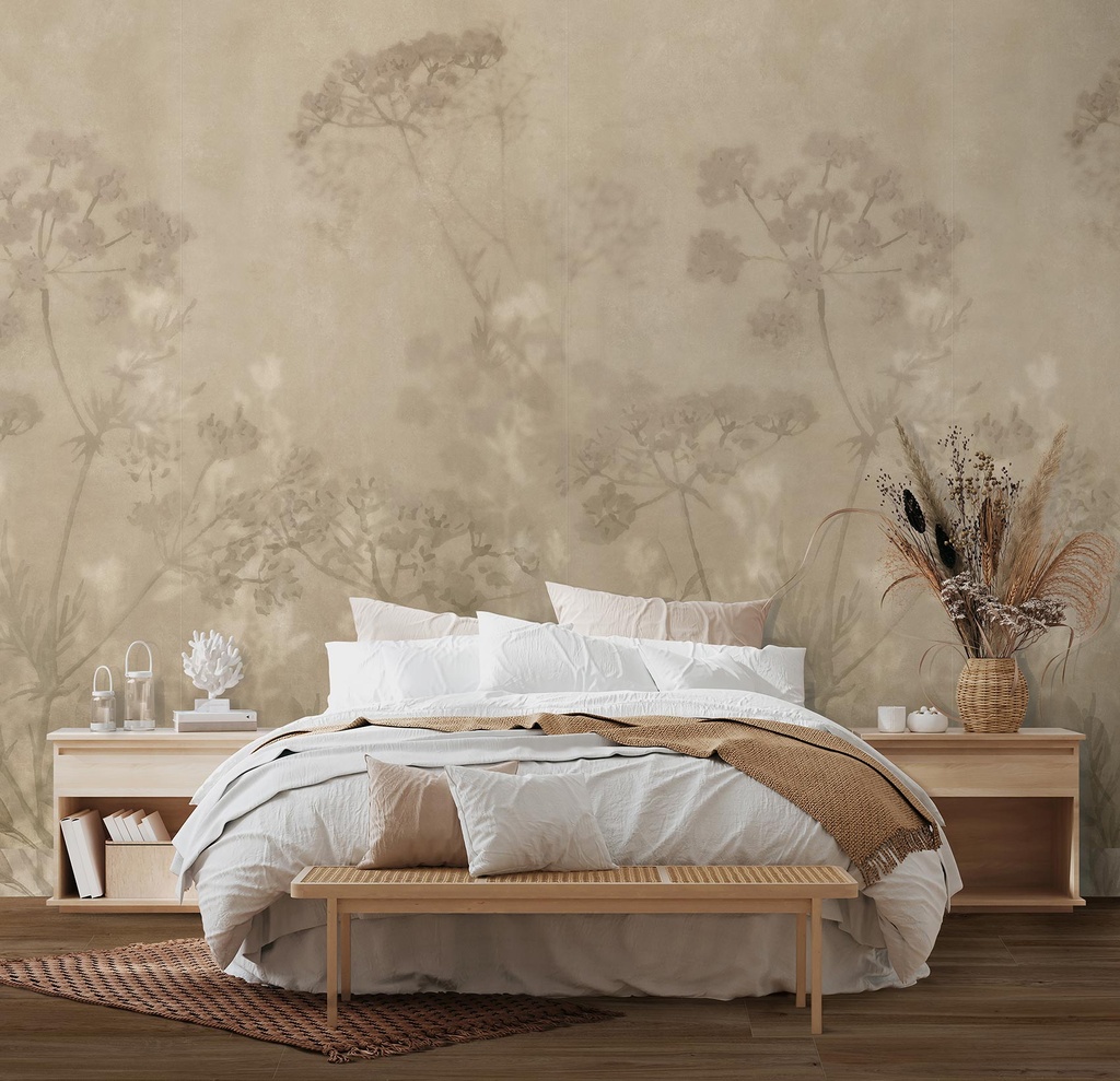 [MAT-ARKLAM-BOTANICAL-WARM-NATURAL-1200-X-2800-6MM] Feinsteinzeug — Botanical Warm Natural 1200 x 2800 - 6mm