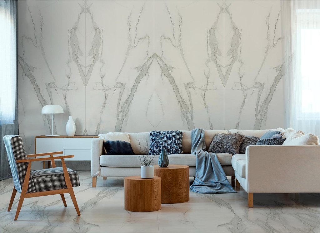 [MAT-ARKLAM-ESTATUARIO-HOND-1200-X-3000-6-MM] Porcelain — Estatuario Honed 1200 x 3000 - 6 mm