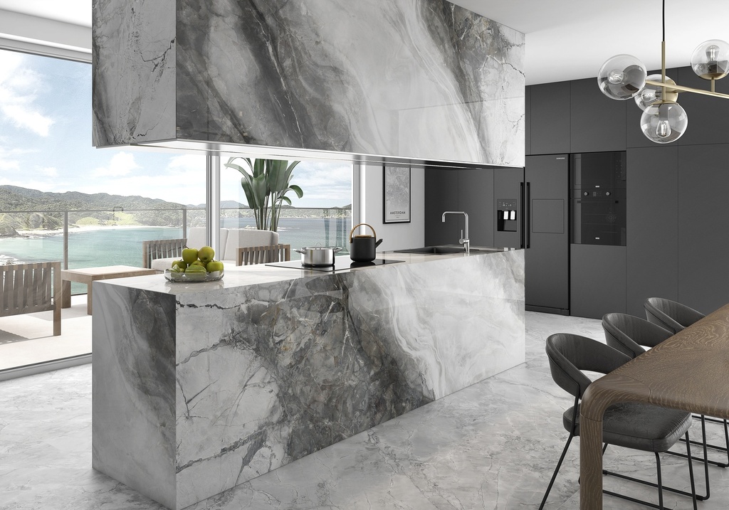 [MAT-ARKLAM-INVISIBLE-GREY-POLISHED-1600-X-3200-12MM] Porcelaine — Invisible Grey Polished 1600 x 3200 - 12mm