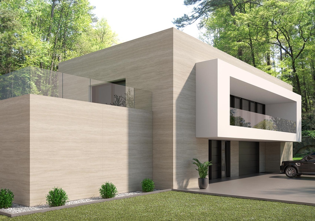 [MAT-ARKLAM-TRAVERTINE-NAVONA-1200-X-3000-6MM] Porcelaine — Travertine Navona 1200 x 3000 - 6mm