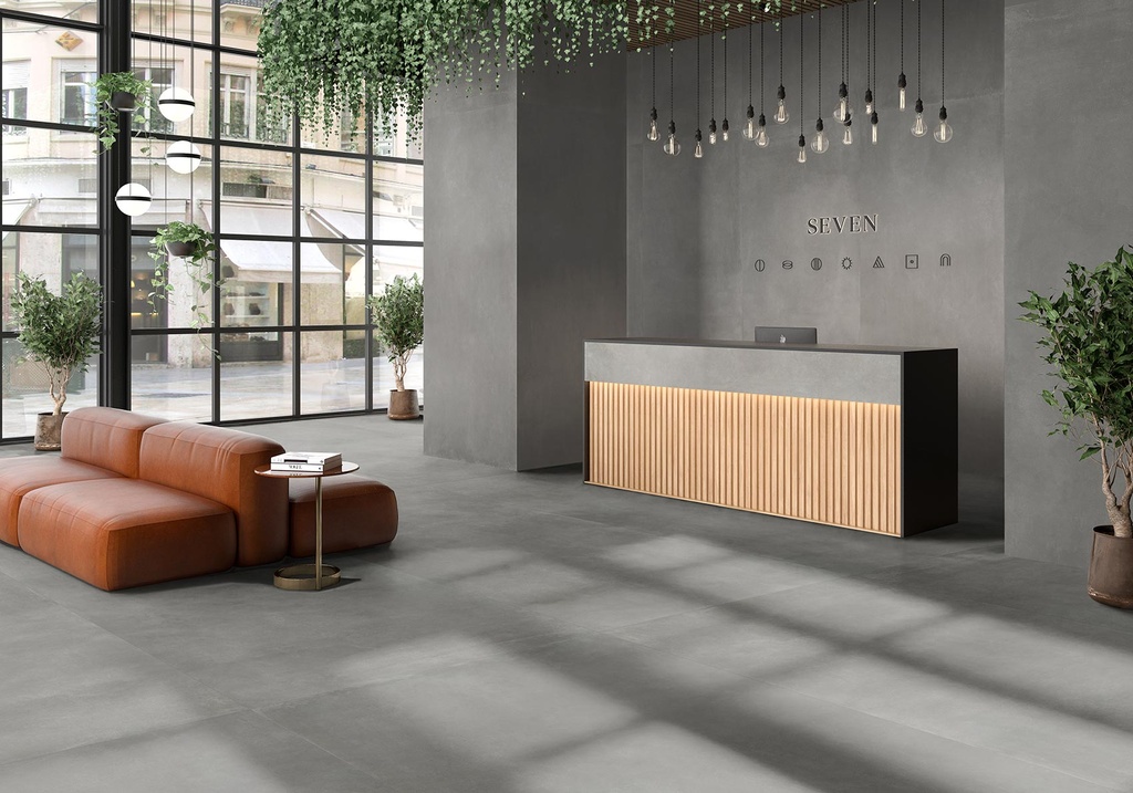 [MAT-ARKLAM-SEVEN-DARK-GREY-NATURAL-1200-X-3000-6MM] Porcelaine — Seven Dark Grey Natural 1200 x 3000 - 6mm